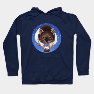 Hooded Rat Christmas Pudding Hoodie